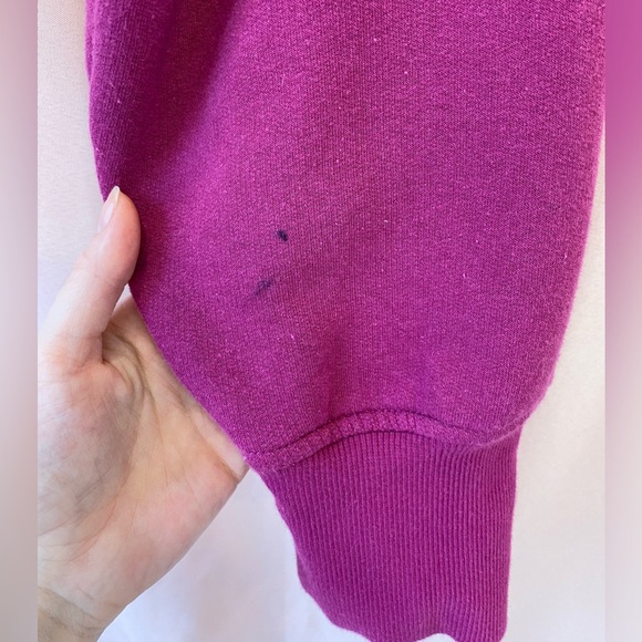 UGG KEIRA CROPPED HOODIE IN PINK/PURPLE - Picture 3 of 6